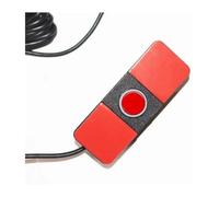 Sensori Parcheggio Auto Radar Retromarcia Posteriore Per Auto Parktronic Sensore Parcheggio Intelligente Piatto 16,5 Mm Mostra Distanza Sul Monitor Sulla(Rosso)