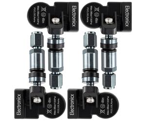 Sensori pressione pneumatici TPMS di metallo Gunmetal 4x per Geely Emgrand 2015-