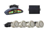 Sensori Radar Kit Sensore Parcheggio Anteriore Prefisso Parktronic Assistente Veicolo Allarme Acustico Volume Non Radar Backup Parcheggio Pdc Sensore(D'oro)