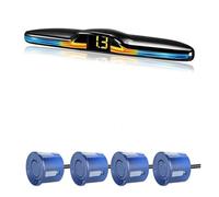 Sensori Radar Kit Sensore Parcheggio Radar Multiplo Display Retroilluminato Rilevatore Monitoraggio Retromarcia Assistente Parcheggio Pdc Sensore(Blu,6)