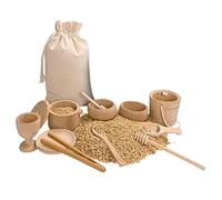 Sensorial Bin Tools-10 Set, Sensore Tank Tools | Come se fosse per i bambini | Giocattoli Sensoriali in legno, sicuri e duraturi apprendimento precoce e sviluppo di abilità motorie fini