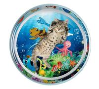 Sensoriale Di Acqua Interattiva - Tappetino Da Gioco Di Pesce Galleggiante Per Gatti, Pad Di Movimento 'acqua Anti -scratch | Tappetino Di Arricchimento 'attività Del Gatto, Tocco Sens