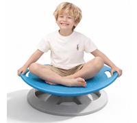 Sensorik Sedia girevole per bambini con manico - Giostra a 360° per promuovere l'equilibrio e la coordinazione del corpo, giocattolo sensoriale per interni ed esterni, per ragazzi e ragazze, 54 × 24