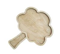 Sensorik Tablett - Lernspiel | Holztablett mit Einzigartigem Muster | Fördert Sortieren, Fühlen, Erkennen | Lehrmaterial für Vorschulkinder, Kindergarten, Therapie, frühe Bildung