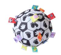 Sensorischer Ball Aus Stoff - Weiches Sensorisches Ballspielzeug ,Plüsch-Multisensorspielzeug Mit Rassel | Hochkontrastierendes Lernspielzeug Mit Etiketten, Greifspielzeug Für Kinder Im Alter Von 0-12