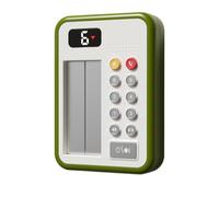 Sensory Activity Board, Elevator Toy With Sound Light Suction Cup Toy