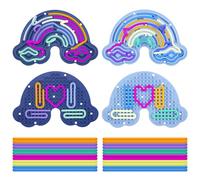 Sensory Activity Board, Scheda Di Attività Sensoriale In Silicone Contiene 24 Corde in Autistic Sensory Toys,Push and Peel Giocattolo Calmante in Silicone per Lenire, Stress, Ansia, ADHD e Autismo