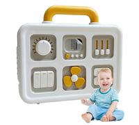Sensory Board, Comitato per l'attività dei bambini, giocattoli sensoriali occupati - Pedagogia di viaggio Motor Skills Toys Board per bambini di età compresa tra 12 mesi