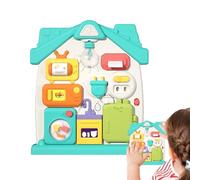 Sensory Board - Learning Sensory Panel, Early Development Activity Board | Fine Motor & Cognitive Skills Enhancer, Portable Montesssori Sensory Toy, Tactile Auditory Visual Exploration for Children