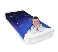 Sensory Coperta a Compressione | Lenzuola Letto Lycra Bambini & Adulti | Stelle | Sensazione di Relax Rilascia Ossitocina | Aiuta con: SDP, Ansia, ADHD, Autismo e Altro | Elastiche | Singolo (Doppel)