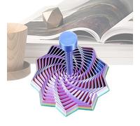 Sensory Fidget Toy - Stampato 3D Retractable Spiral Star Shapes for Tactile Stimulation, Stress-Risolief Fidget Stars for Calming Focus, Desk and Home Play Tool Men Women Boys Girls Students