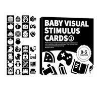 Sensory Flashcard For Babies,Black And White Sensory Card For Baby | Brain Development Learning & Education Visual Stimulation Flashcard For Boys Girls Children Preschoolers