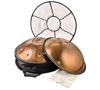 Sensory Handpan Tamburo in acciaio inox, 10 note, 432 Hz, con custodia e coperchio