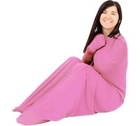 Sensory Sleep Pod The Body Sock per uomini, donne e adolescenti, coperta originale rinfrescante lavabile in lavatrice, indossabile, coperta ponderata alternativa (rosa, S/S)