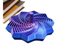 Sensory Spinner - Twisting Star Puzzle Toy, 3D Printed Desk Gadget with Rotating Spiral Structure Engaging Hand Activity Display Piece, Ideal for Concentration Breaks Study Travel Relaxation