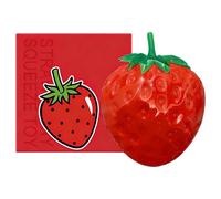 Sensory Squeeze Toy, Funny Strawberry Supply, Cute Decor with Playful Style, Toy for Home School, Stress Aid, Practical Tool for Office Car Travel Desk Waiting Room Holiday Celebration Event Gathering