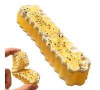 Sensory Squeeze Toy - Honey Bar Mousse Cake Soft Stress Relief Fidget | Elastic Sensory Ball Cute Party Favor Toy for Kids, Adults, Home, School, Classroom, Travel or Dorm