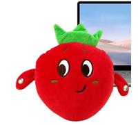 Sensory Strawberry Doll - Touch Activated Toy, Soft Musical Learning Aid | Soft Fruit Toy with Sound for Boys Girls Home Kindergarten Preschool Children Bedroom Car Bed