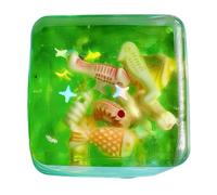 Sensory Stress Cube, Seashell Fidget Toy, Slow Rebound Squeeze Cube with Sturdy Material, Portable Relaxation Gadget with Fun Texture, Stress Relief Accessory for Adults Students Home