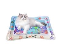 Sensory Water Mat - Foldable Cat Mat, Cat Water Sensory Pad | PVC Leakproof Interactive Water Mat, Pet Water Sensor Pad, Bored Indoor Cats Toys, Thickened Water Sensor Mat for Cats