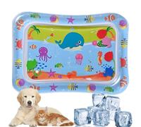 Sensory Water Mat for Cats | Kids Water Sensory Mat - Water Mats Toys Sensory Water Mat Thick Hairtail Fish pet Game for Girls and Boys 69x50 cm