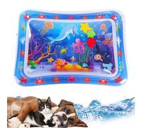Sensory Water Mat for Cats | Water Mat for Cat and Dog,Thickened Water Sensor Mat for Kids, Interactive Entertainment with Fish, Feel Cool Comfort