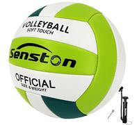 Senston Pallone Pallavolo Professionale Taglia 5, Palla da Pallavolo Per il Giardino, la Spiaggia e la Piscina