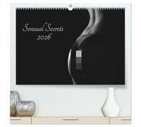 Sensual Secrets (hochwertiger Premium Wandkalender 2026 DIN A2 quer), Kunstdruck in Hochglanz: Leidenschaftliche Augenblicke in schwarzweiss