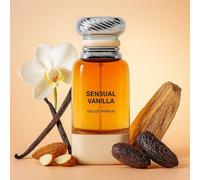 Sensual Vanilla 80 ml Eau de Parfum da donna - Ispirato al sesso alla vaniglia Note di testa - Mandorla amaraNote di cuore - Vaniglia, Note florealiNote di fondo - Assoluta di vaniglia, Fava tonka, Sa