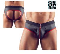 Jockstrap Aperto Svenjoyment (nero con bordatura rossa) - M