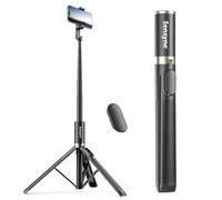 Sensyne Bastone per selfie da 63 pollici, treppiede per telefono con telecomando wireless per fotografia/registrazione video/streaming live