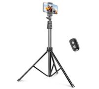 SENSYNE Treppiede per telefono da 182,9 cm, supporto estensibile per telefono cellulare, selfie stick con telecomando wireless e supporto per telefono, compatibile con iPhone Android Phone, fotocamera