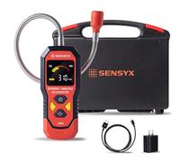 SENSYX 2-in-1 Rilevatore di perdite di refrigerante ricaricabile HVAC, rilevatore alogeni Freon, rilevazione aria condizionata, rilevatore di gas per auto (SFD201 Rilevatore di refrigerante e gas
