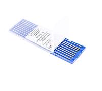 SenTECH Saldatura TIG WL15 (oro) elettrodi di tungsteno 1,0 mm x175 mm, lantanio 1,5%, elettrodo di tungsteno di lantanio, confezione da 10 pezzi