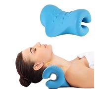 Senteen Cervicale Rilassante Per Collo E Spalle Nuovo Cuscino Cervicale Blu Dispositivo Di Trazione Cervicale Barella Per Il collo Supporto Per Rilassare Il Collo E le Spalle allungamento Del Collo