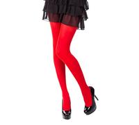 SENTELEGRI Collant coprenti colorati 40 denari, 23 colori, taglie S-XL, Rosso, L
