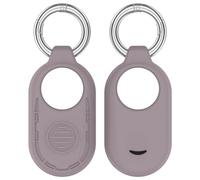 Senter Custodia morbida per Samsung Galaxy SmartTag2, confezione da 4 custodie protettive in silicone per Galaxy Smart Tag 2 con portachiavi per chiavi, portafoglio, bagagli, animali domestici