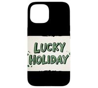 Senti la magia di una vacanza fortunata con questo costume Custodia per iPhone 15