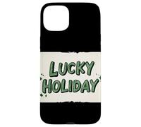 Senti la magia di una vacanza fortunata con questo costume Custodia per iPhone 15 Plus