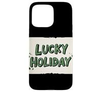 Senti la magia di una vacanza fortunata con questo costume Custodia per iPhone 15 Pro Max
