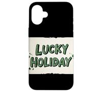 Senti la magia di una vacanza fortunata con questo costume Custodia per iPhone 16 Plus