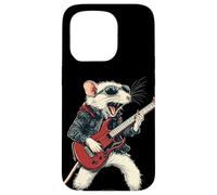 Senti la musica con questo topo bianco a dondolo Custodia per iPhone 15 Pro