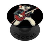 Senti la musica con questo topo bianco a dondolo PopSockets PopGrip Adesivo