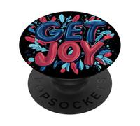 Senti l'allegria con il costume di design Get Joy Saying PopSockets PopGrip Adesivo