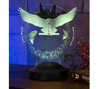 Sentidos - Lampada notturna a LED con motivo 3D, adatta come regalo per ragazzi e bambini, regalo di compleanno e battesimo, lampada da scrivania e camera da letto (motivo Edvige)