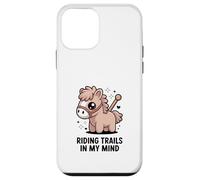 Sentieri di equitazione per pony pastello nel mio cavallo mente Custodia per iPhone 12 mini