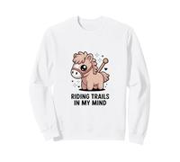 Sentieri di Equitazione per Pony Pastello nel Mio Cavallo Mente Felpa