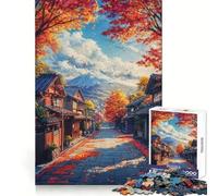 Sentiero autunnale verso il Fuji - Puzzle da 1000 pezzi per adolescenti, per lo sviluppo delle capacità mentali, per momenti di relax e tranquillità Un regalo premuroso (38x52cm)