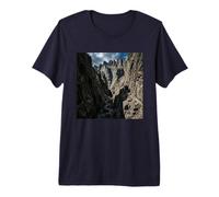 Sentiero dei burroni montani del Rock Canyon Cliff Pass Maglietta Premium