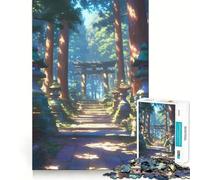 Sentiero del Santuario Illuminato dal Sole - Puzzle da 1000 Pezzi per Adolescenti - Gioco per Esercizi Mentali - Rilassamento Mentale - Design - Assemblaggio - Lista dei Desideri di Babbo Natale